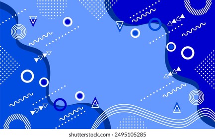 Wave abstract art background template