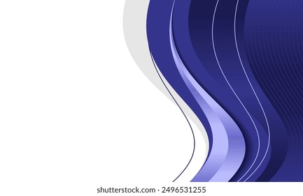 Wave abstract art background template