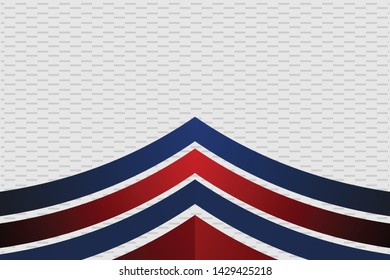 wave abstract backgound with blue and red color modern vector.eps10