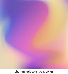 Wave abstract background with blurred effect, colorful mesh vector illustration, vector design template