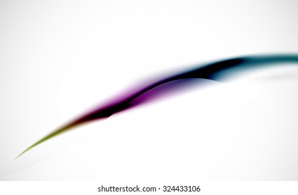 Wave abstract background. Business or hi-tech presentation template or advertising layout