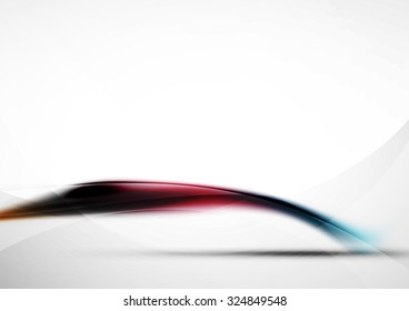 Wave abstract background. Business or hi-tech presentation template or advertising layout
