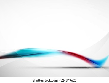 Wave abstract background. Business or hi-tech presentation template or advertising layout