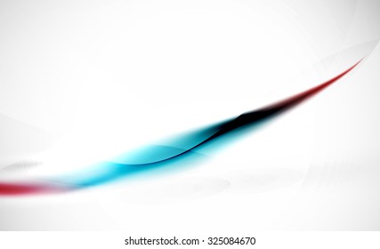 Wave abstract background. Business or hi-tech presentation template or advertising layout