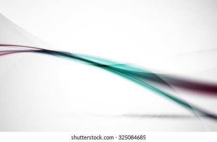 Plano de fundo abstrato da onda. Modelo de apresentação comercial ou de alta tecnologia ou layout de anúncio. Cores azul, vermelha e roxa