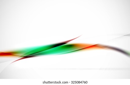 Wave abstract background. Business or hi-tech presentation template or advertising layout