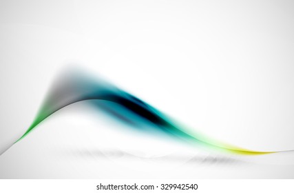 Wave abstract background. Business or hi-tech presentation template or advertising layout