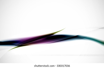 Wave abstract background. Business or hi-tech presentation template or advertising layout