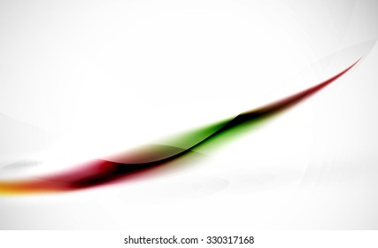 Wave abstract background. Business or hi-tech presentation template or advertising layout