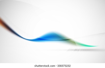 Plano de fundo abstrato da onda. Modelo de apresentação comercial ou de alta tecnologia ou layout de anúncio