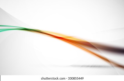 Wave abstract background. Business or hi-tech presentation template or advertising layout