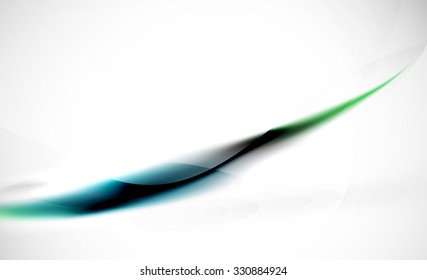 Wave abstract background. Business or hi-tech presentation template or advertising layout