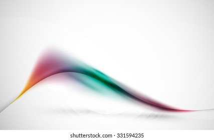 Wave abstract background. Business or hi-tech presentation template or advertising layout. Blue, red, purple colors