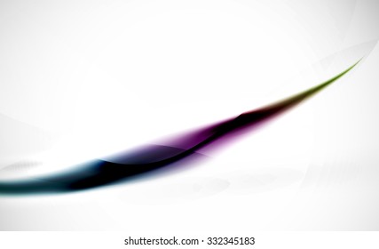 Wave abstract background. Business or hi-tech presentation template or advertising layout