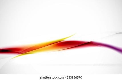 Wave abstract background. Business or hi-tech presentation template or advertising layout. Yellow, red, purple colors