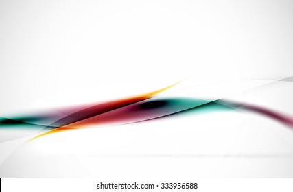 Wave abstract background. Business or hi-tech presentation template or advertising layout. Blue, red, purple colors