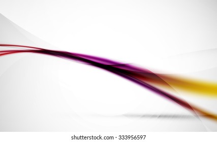 Wave abstract background. Business or hi-tech presentation template or advertising layout. Yellow, red, purple colors