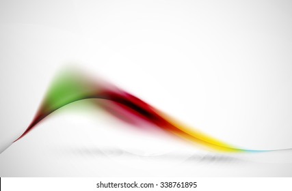 Wave abstract background. Business or hi-tech presentation template or advertising layout