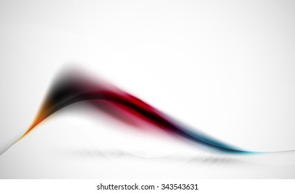 Wave abstract background. Business or hi-tech presentation template or advertising layout