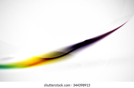 Wave abstract background. Business or hi-tech presentation template or advertising layout