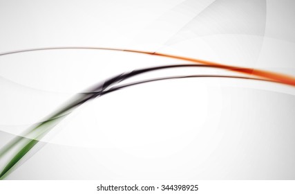 Wave abstract background. Business or hi-tech presentation template or advertising layout