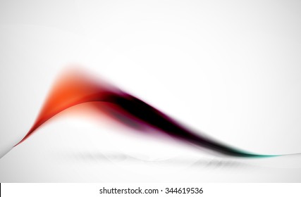 Wave abstract background. Business or hi-tech presentation template or advertising layout