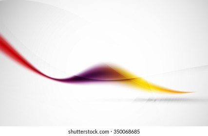 Wave abstract background. Business or hi-tech presentation template or advertising layout. Yellow, red, purple colors