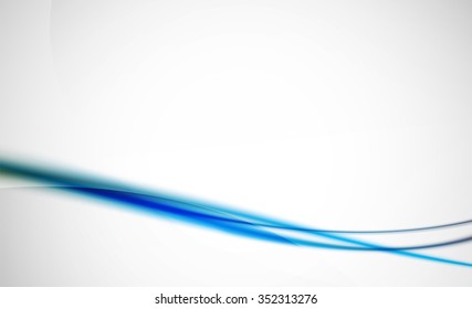 Wave abstract background. Business or hi-tech presentation template or advertising layout