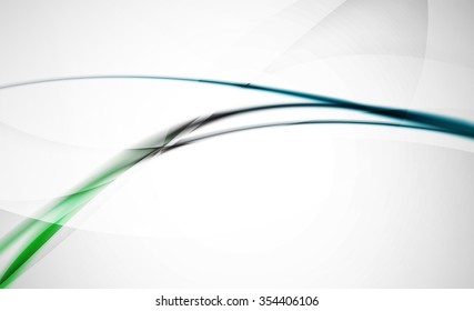 Wave abstract background. Business or hi-tech presentation template or advertising layout