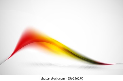 Wave abstract background. Business or hi-tech presentation template or advertising layout