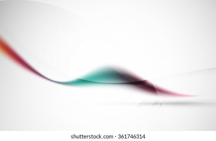 Wave abstract background. Business hi-tech presentation template or advertising layout