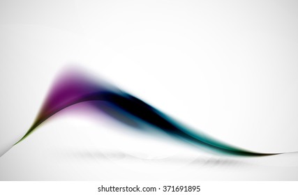 Wave abstract background. Business hi-tech presentation template or advertising layout
