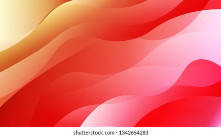 Wave Abstract Background. For Business Presentation Wallpaper, Flyer, Cover. Vector Illustration.