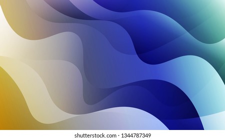 Wave Abstract Background. For Business Presentation Wallpaper, Flyer, Cover. Vector Illustration.