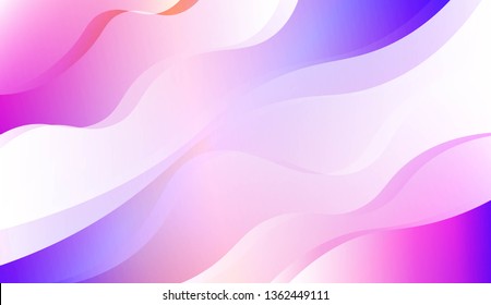 Wave Abstract Background. For Business Presentation Wallpaper, Flyer, Cover. Vector Illustration with Color Gradient