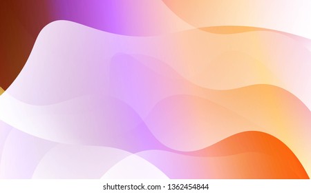 Wave Abstract Background. For Business Presentation Wallpaper, Flyer, Cover. Vector Illustration with Color Gradient