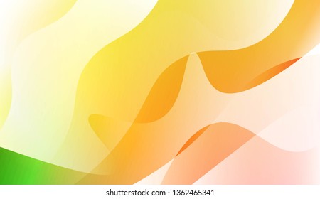 Wave Abstract Background. For Business Presentation Wallpaper, Flyer, Cover. Vector Illustration with Color Gradient