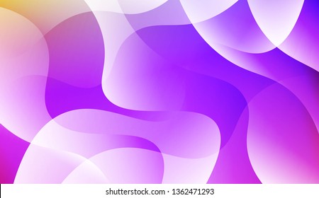 Wave Abstract Background. For Business Presentation Wallpaper, Flyer, Cover. Vector Illustration with Color Gradient