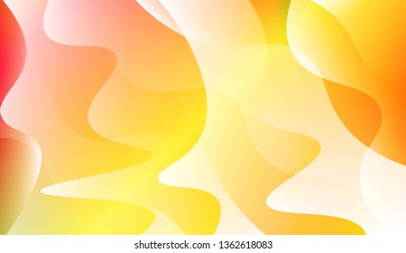 Wave Abstract Background. For Business Presentation Wallpaper, Flyer, Cover. Vector Illustration with Color Gradient