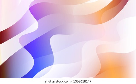 Wave Abstract Background. For Business Presentation Wallpaper, Flyer, Cover. Vector Illustration with Color Gradient