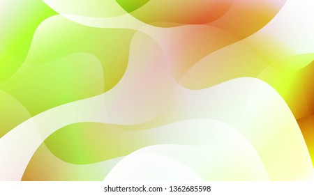 Wave Abstract Background. For Business Presentation Wallpaper, Flyer, Cover. Vector Illustration with Color Gradient