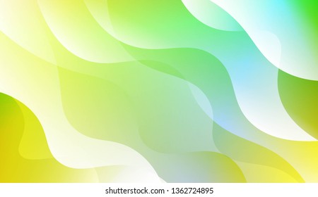 Wave Abstract Background. For Business Presentation Wallpaper, Flyer, Cover. Vector Illustration with Color Gradient