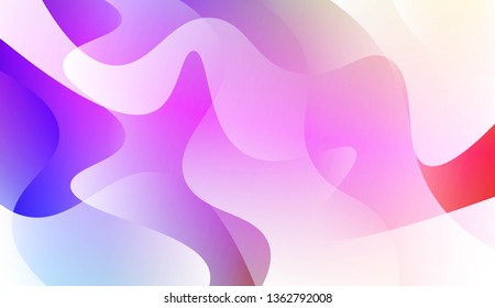 Wave Abstract Background. For Business Presentation Wallpaper, Flyer, Cover. Vector Illustration with Color Gradient