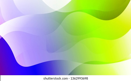 Wave Abstract Background. For Business Presentation Wallpaper, Flyer, Cover. Vector Illustration with Color Gradient