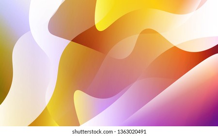Wave Abstract Background. For Business Presentation Wallpaper, Flyer, Cover. Vector Illustration with Color Gradient
