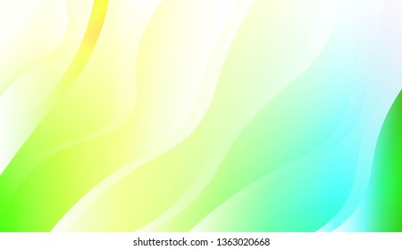Wave Abstract Background. For Business Presentation Wallpaper, Flyer, Cover. Vector Illustration with Color Gradient