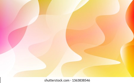 Wave Abstract Background. For Business Presentation Wallpaper, Flyer, Cover. Vector Illustration with Color Gradient