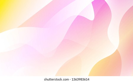 Wave Abstract Background. For Business Presentation Wallpaper, Flyer, Cover. Vector Illustration with Color Gradient