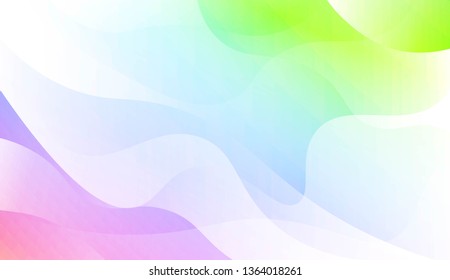 Wave Abstract Background. For Business Presentation Wallpaper, Flyer, Cover. Vector Illustration with Color Gradient