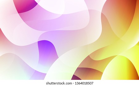 Wave Abstract Background. For Business Presentation Wallpaper, Flyer, Cover. Vector Illustration with Color Gradient